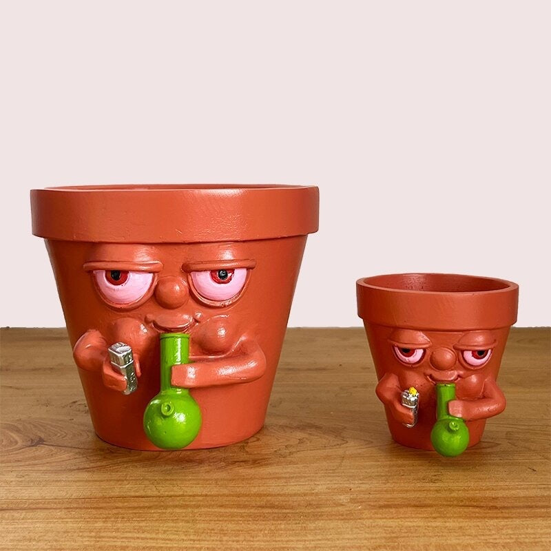 Home Courtyard Smoking Flowerpot Decoration Design Decorations