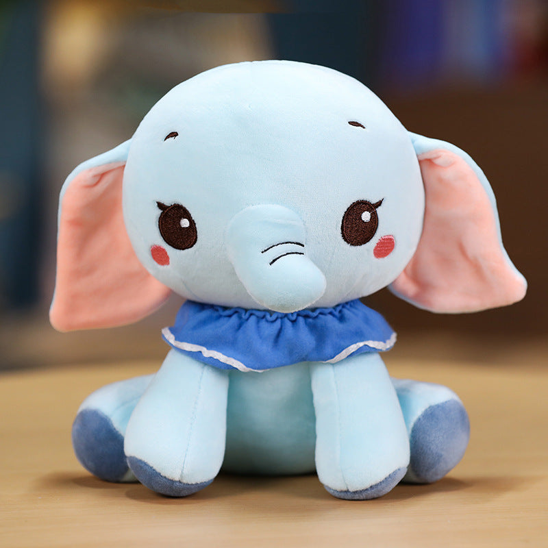 Super Cute 23cm  Ear Elephant Earmuffs Penguins Lion White Bear Plush Baby Toys Stuffed Soft Cartoon Animlas PLushies Dolls