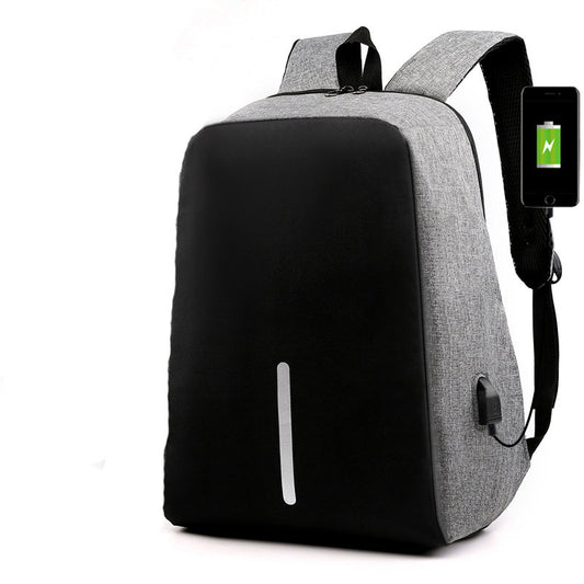 fashion new anti-theft backpack casual backpack business men multi-function USB backpack