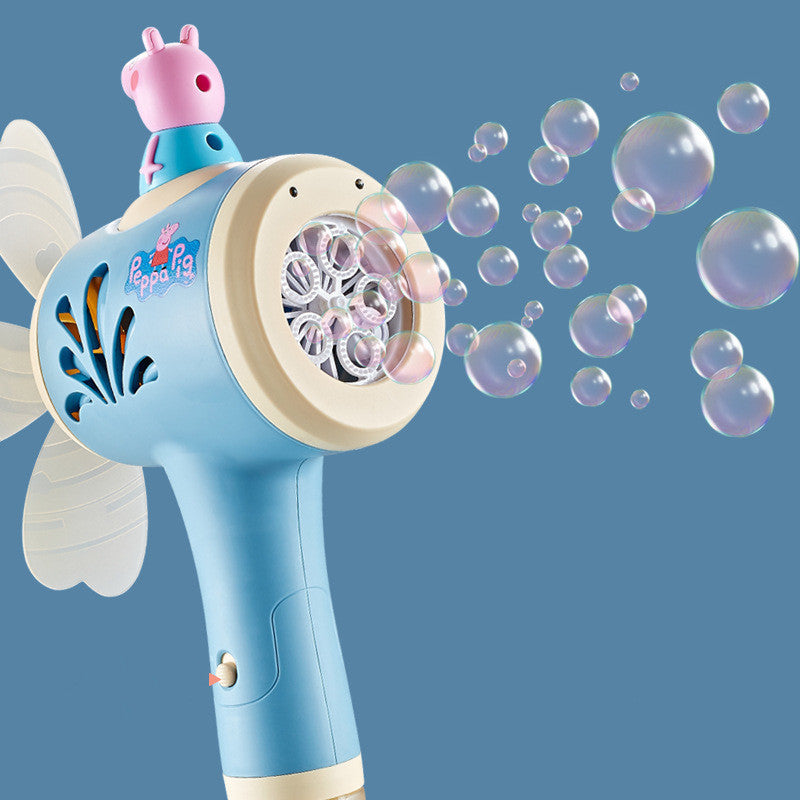 Fan Bubble Machine To Send Girlfriend USB Handheld Portable Big Wind Mini Fan