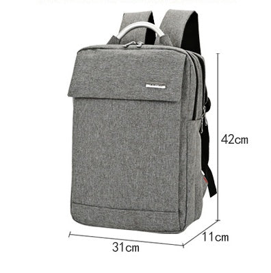 Manufacturers wholesale and customize new type of double shoulder bag multi function notebook PC package for men and women general business knapsack