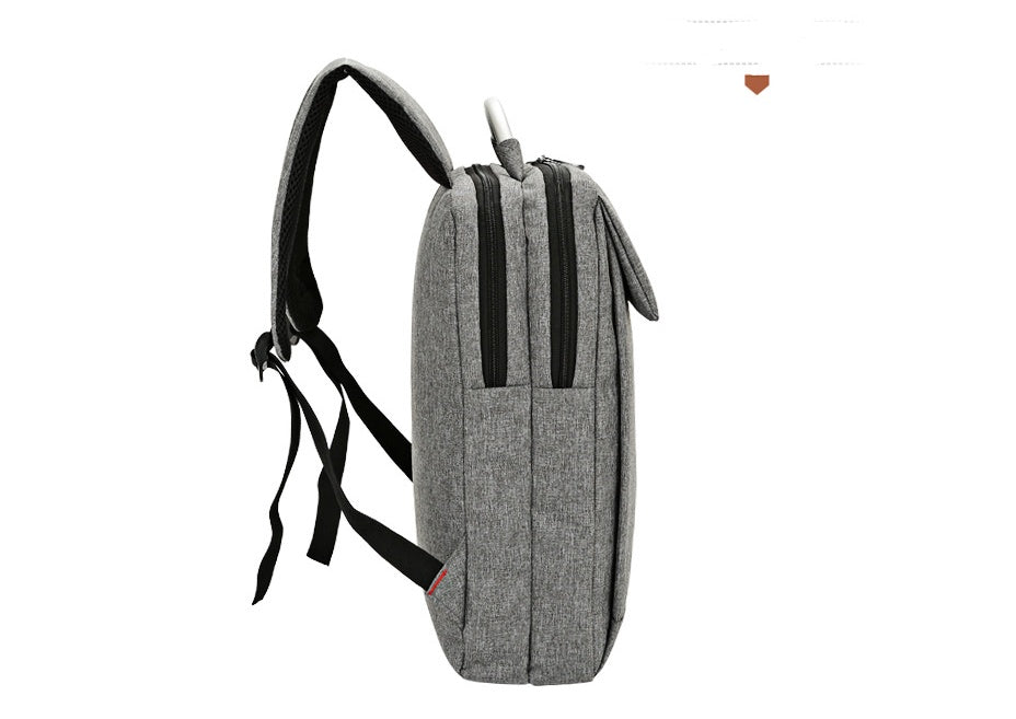 Manufacturers wholesale and customize new type of double shoulder bag multi function notebook PC package for men and women general business knapsack