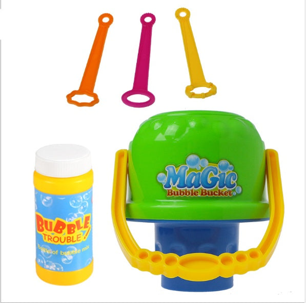 Anti-splashing bubbler magical magic cikoo new blowing bubble toy bucket