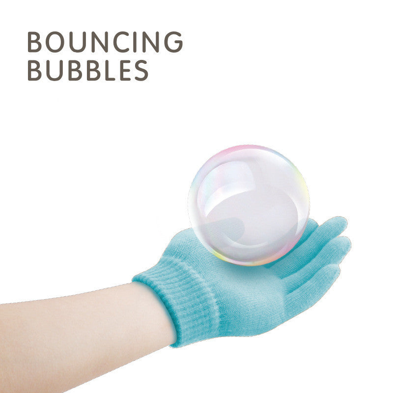 Elastic Smoke Bubble Fish Will Bounce Bubble Machine Handheld Bubble Music