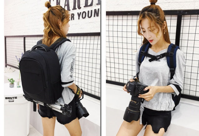 New product custom waterproof camera laptop backpack