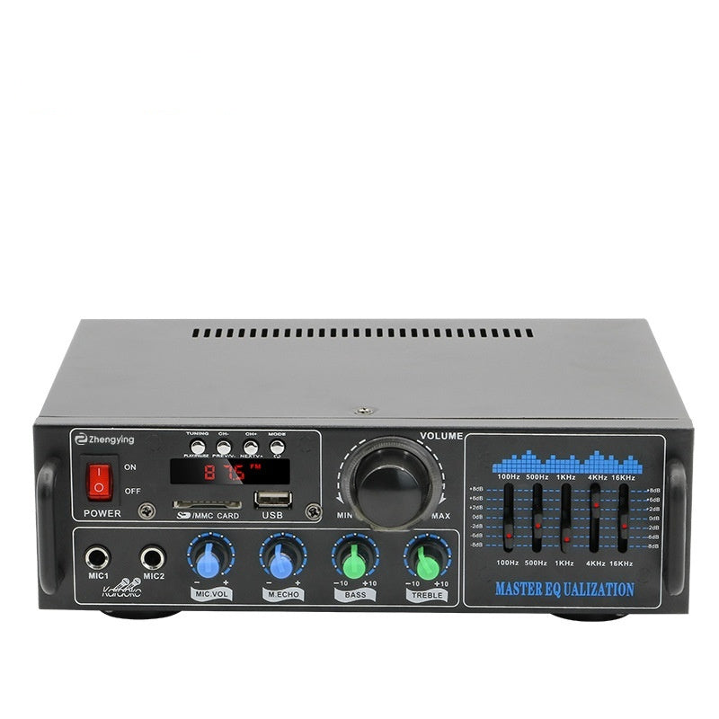 High-power Bluetooth U Disk Radio Audio Amplifier Karaoke Amplifier Sound Reinforcement System