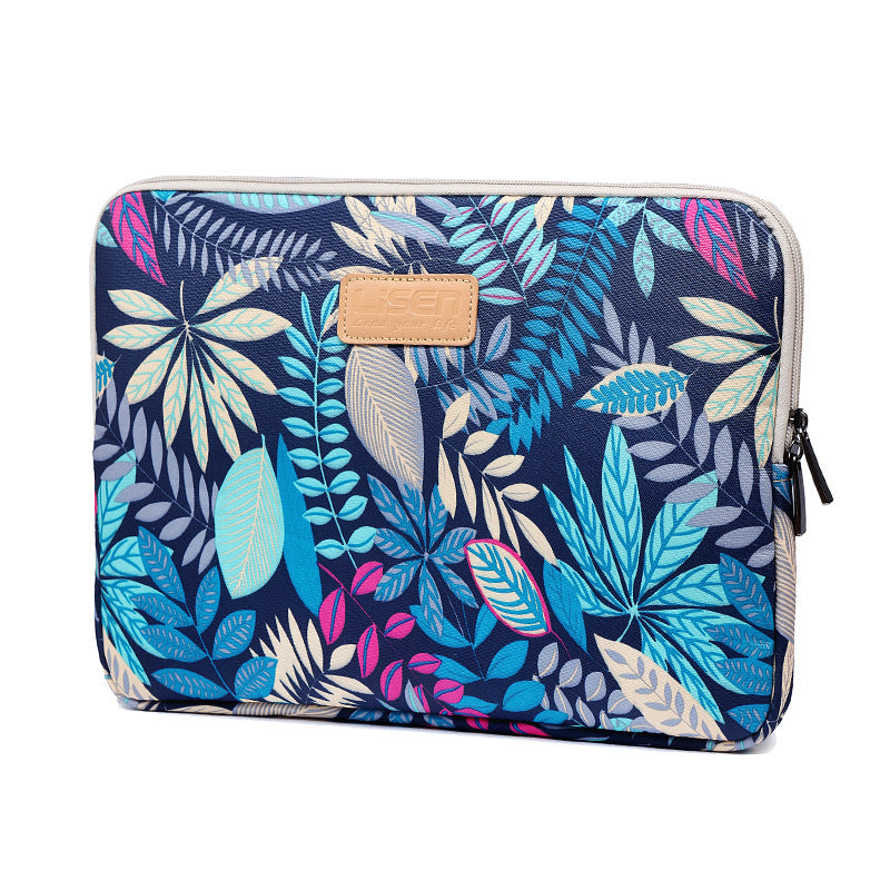 LISEN Colorful Leaf Notebook Sleeve Bag   Inch 15.6 Inch Computer Bag