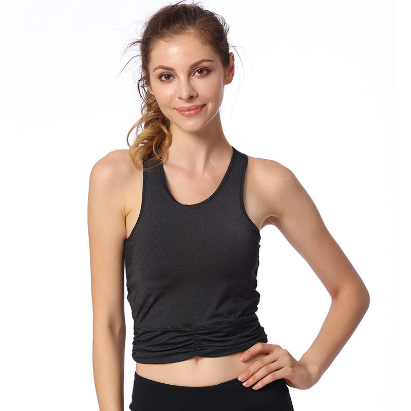 Beauty back fitness yoga vest