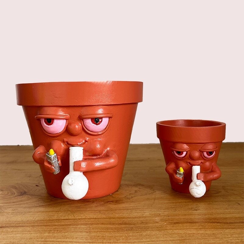 Home Courtyard Smoking Flowerpot Decoration Design Decorations