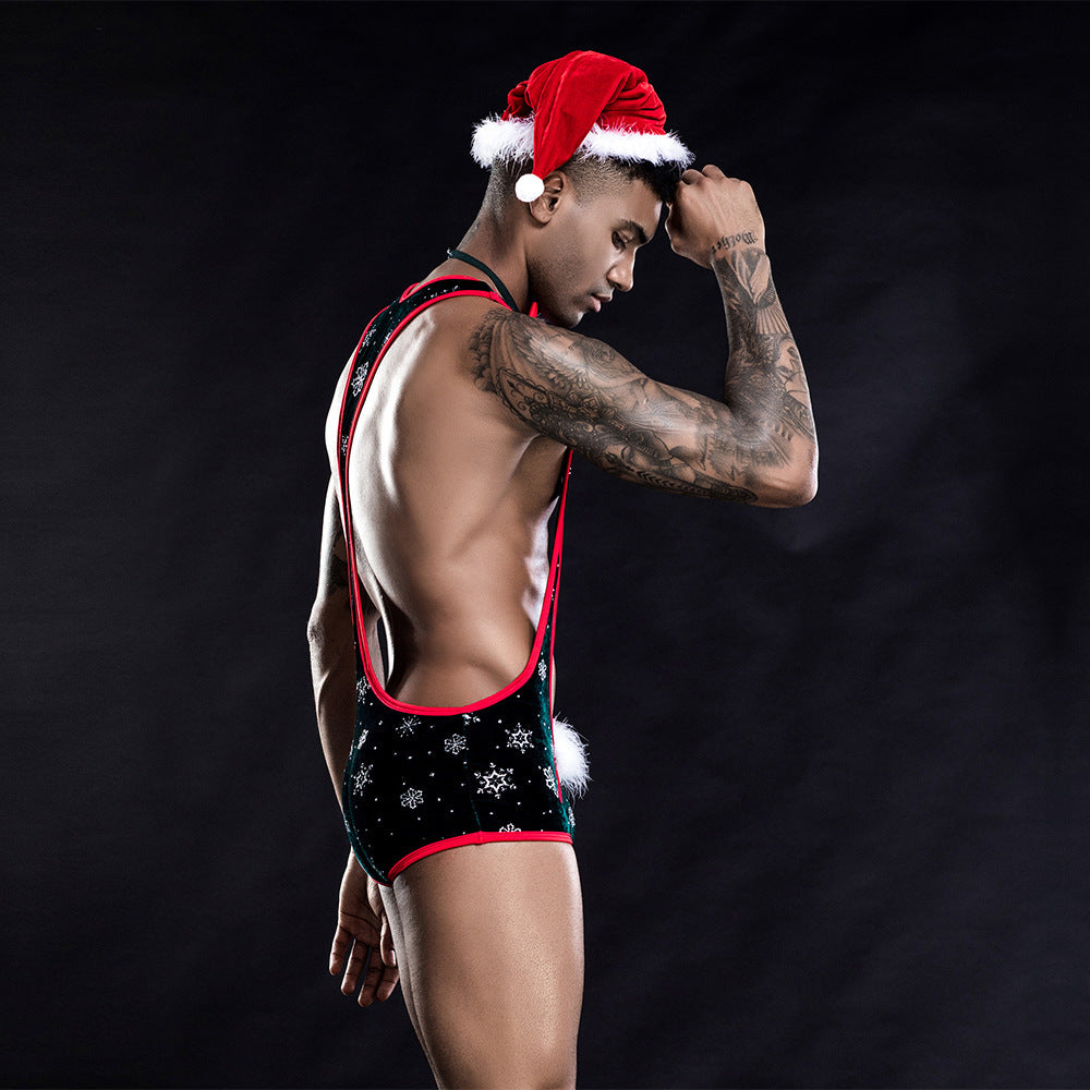 Sexy Sexy Lingerie One-piece Christmas Outfit For Men