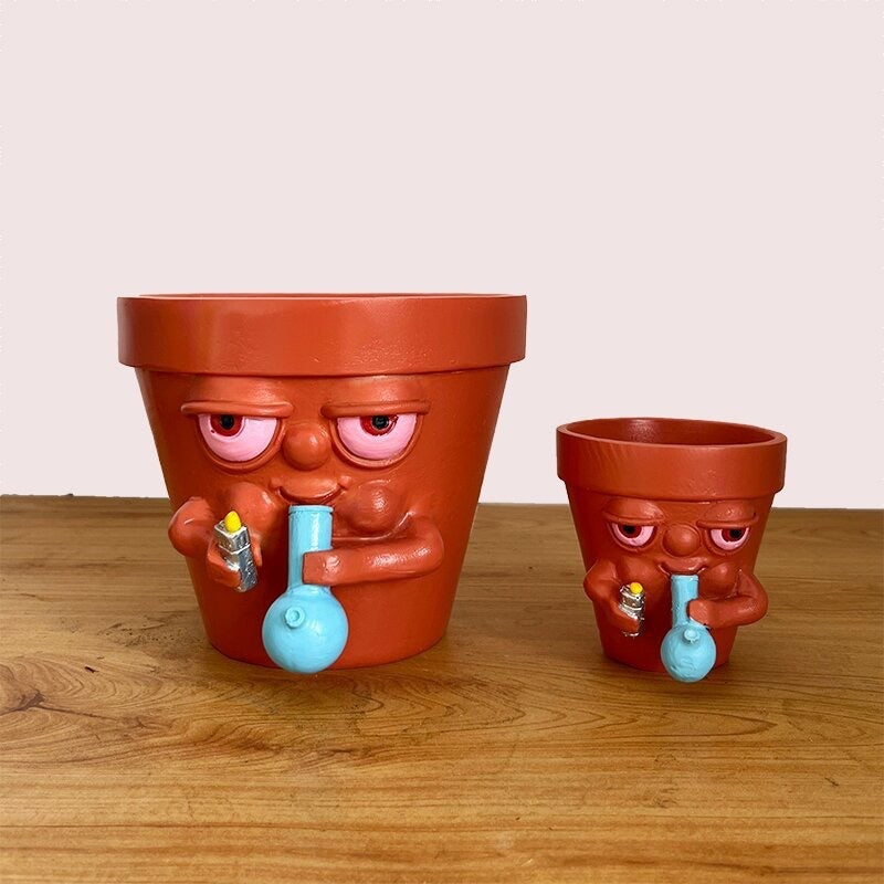 Home Courtyard Smoking Flowerpot Decoration Design Decorations