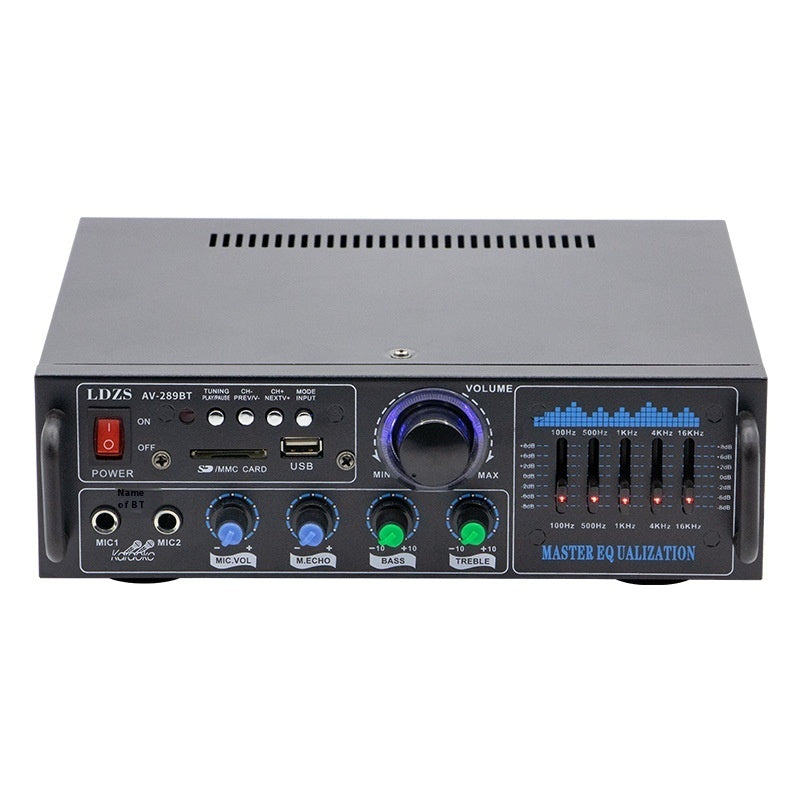 High-power Bluetooth U Disk Radio Audio Amplifier Karaoke Amplifier Sound Reinforcement System