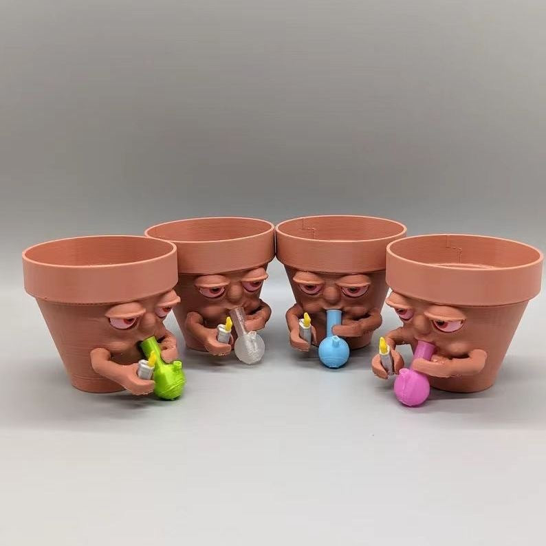 Home Courtyard Smoking Flowerpot Decoration Design Decorations