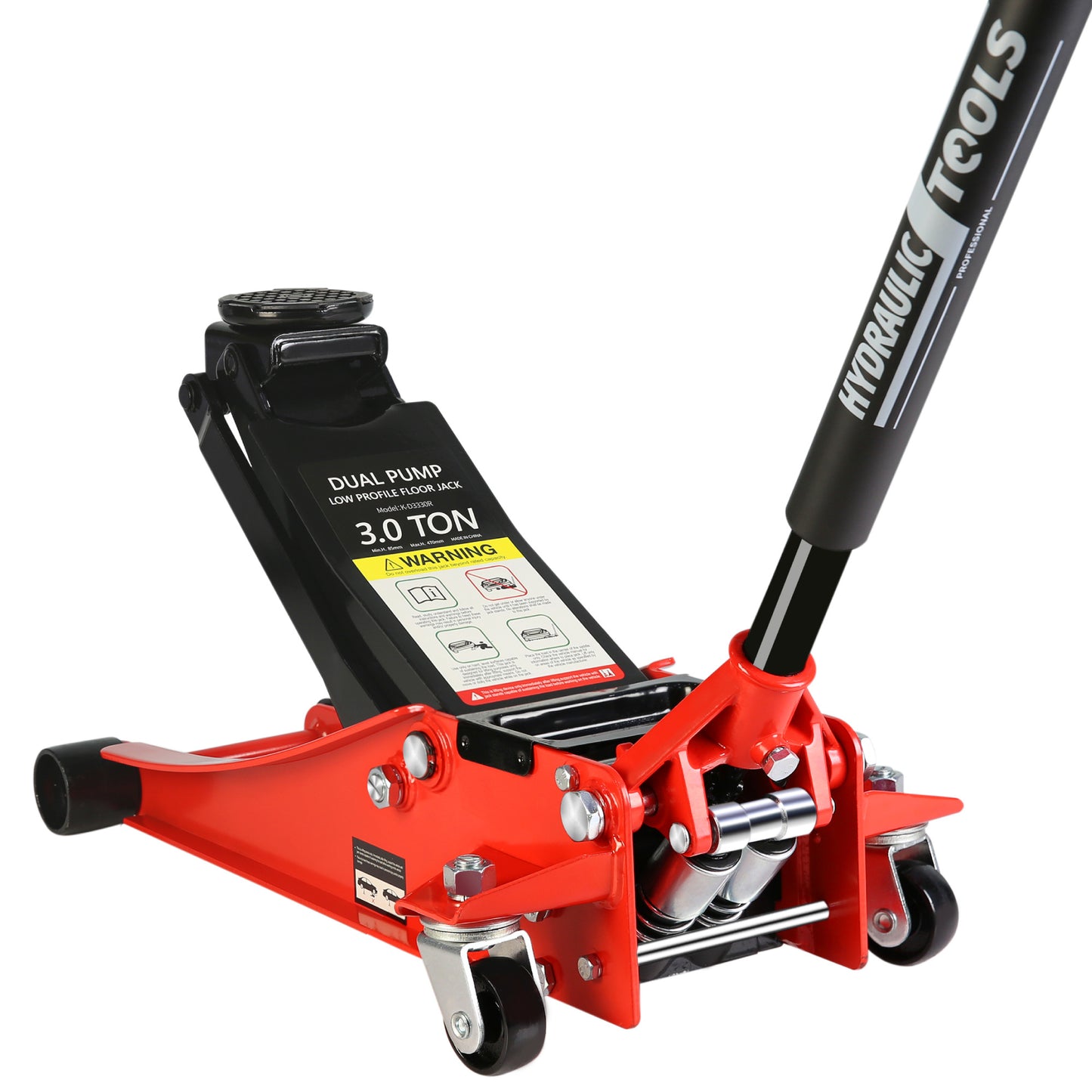 Hydraulic Low Profile Steel Racing Floor Jack.